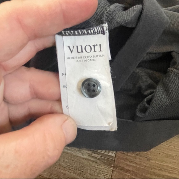 Vuori gray knit polo shirt XL - Picture 6 of 7